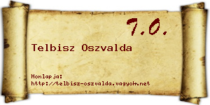 Telbisz Oszvalda névjegykártya
